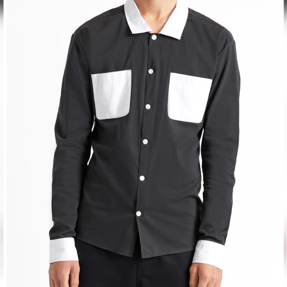 Brixton X strummer long sleeve button down dress shirt XL - Picture 2 of 11